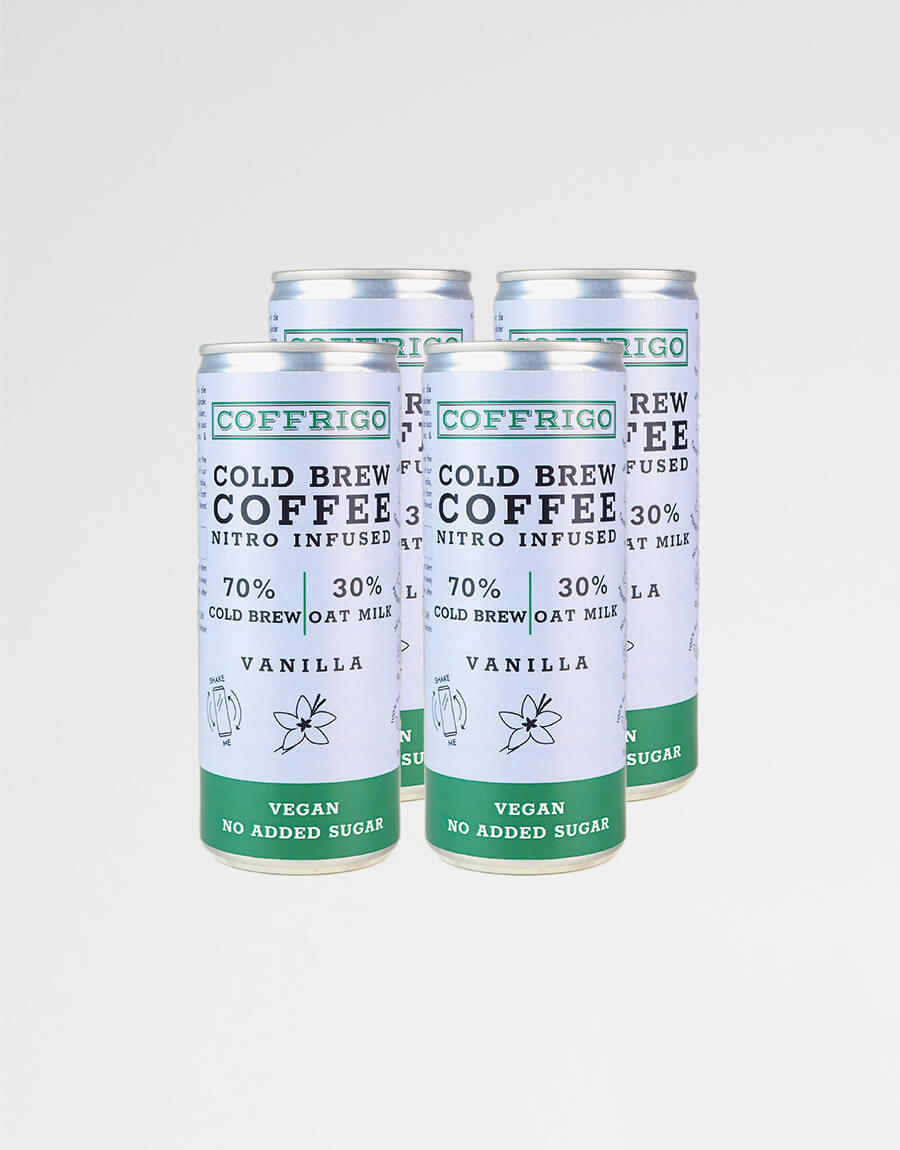 COFFRIGO Cold Brew Kaffee OAT MILK VANILLA  4 PACK