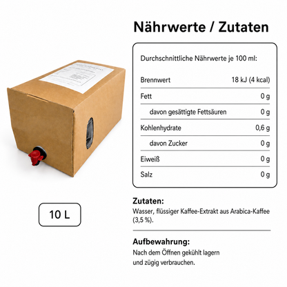 Zutaten und Nährwerte des Espresso della Nonna Arabica Espresso