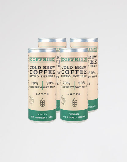 COFFRIGO Cold Brew Kaffee OAT MILK LATTE 4 PACK