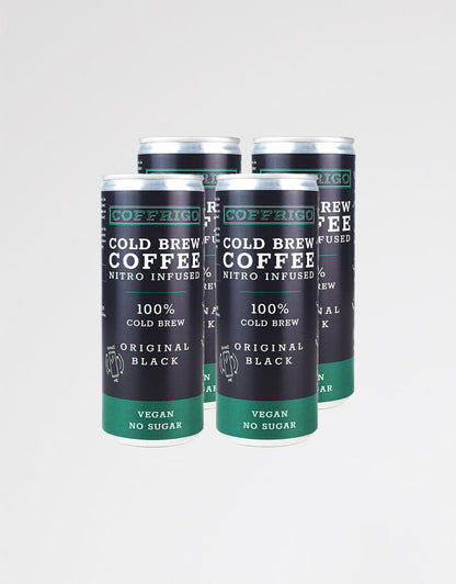 COFFRIGO Cold Brew Kaffee in Dosen - ORIGINAL BLACK 4PACK